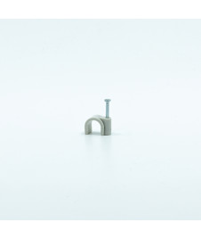 Attache câble rond standard-gris