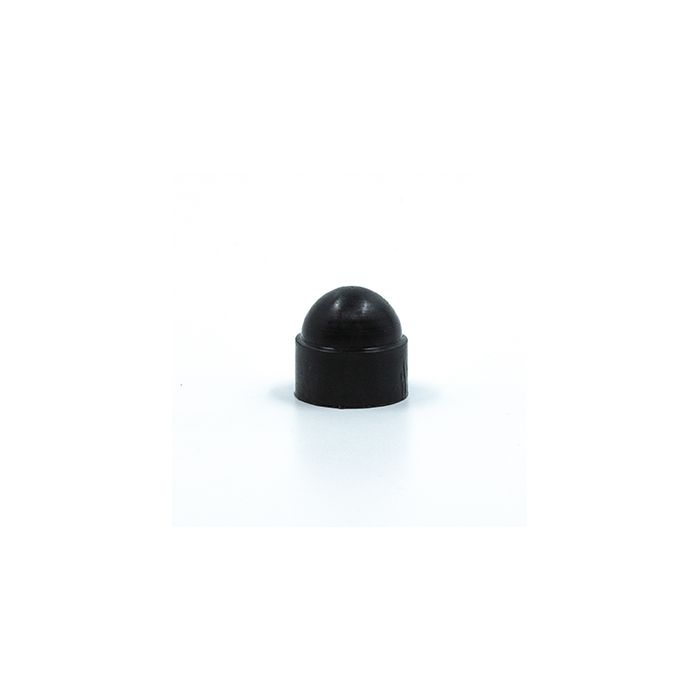 Cache écrou hexagonal en PEHD noir