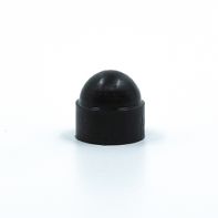 Cache écrou hexagonal en PEHD noir