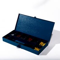 Coffret métallique d’assortiment de cosses et fiches préisolées à sertir (350)
