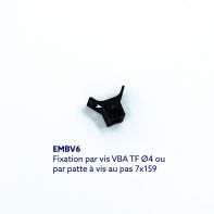 Embase cheville pour collier de câblage