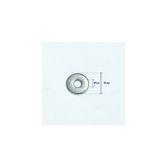 Rondelles extra-large inox A2