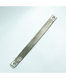Tresse de masse plate