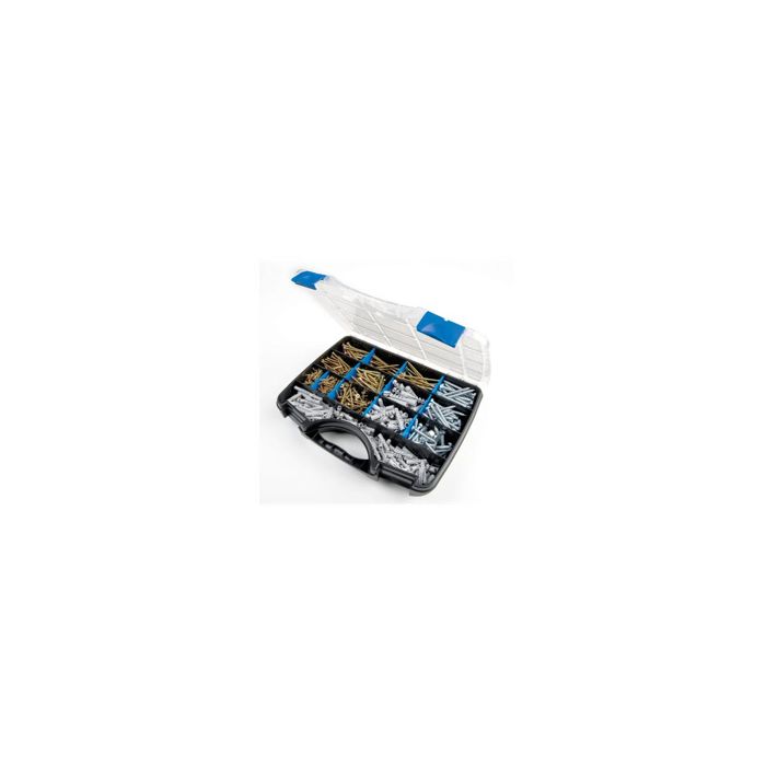 Coffret PRO vis VBA TF + TH + chevilles 670 pièces