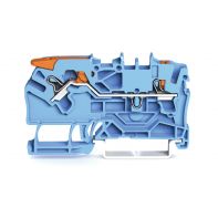 Borne WAGO de passage avec levier 2 conducteurs 2,5 mm²