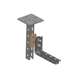 Adaptateur console universelle sur rail 41