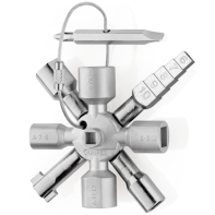 Clé en croix double KNIPEX pour armoires et fermetures