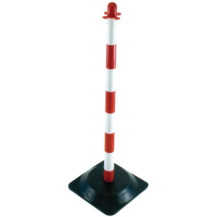 Poteau-de-support-bicolore