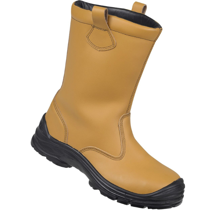 Bottes-cuir-fourrée-de-sécurité