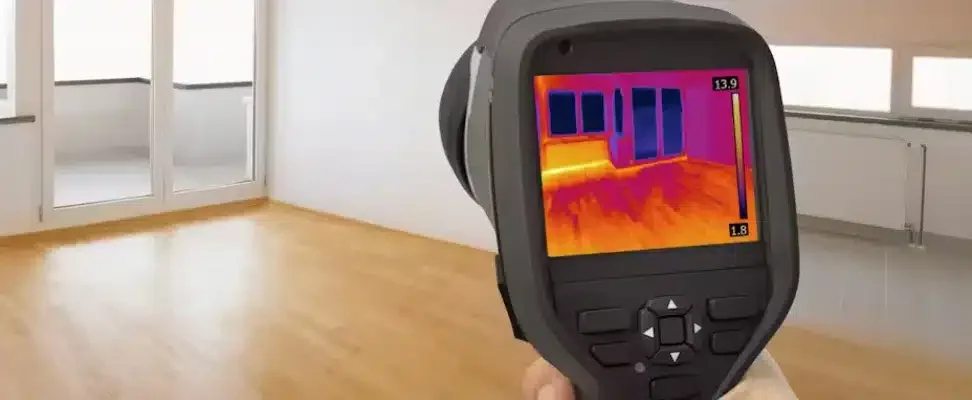 Détecteur de câble via caméra thermique
